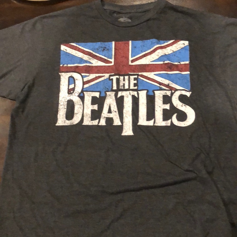 Beatles Tee Shirt - Men’s XL  Dark Gray